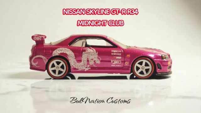 Nissan Skyline Gt R R34 White Dragon