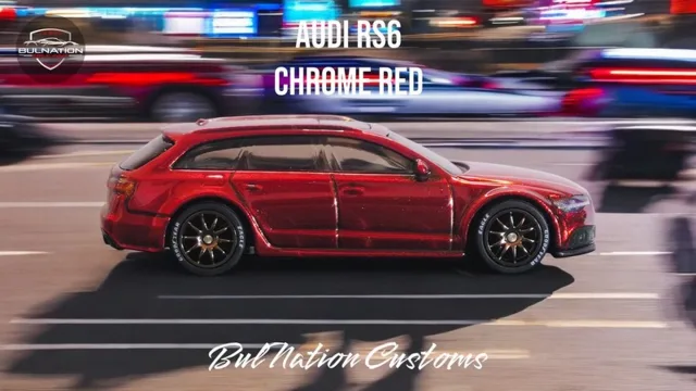 Audi Rs6 Avant Chrome Red
