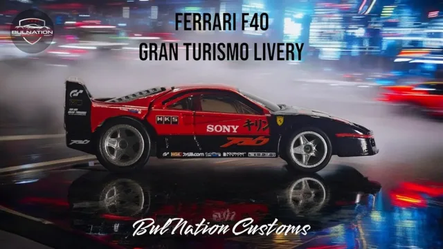 Ferrari F40 Gran Turismo Livery