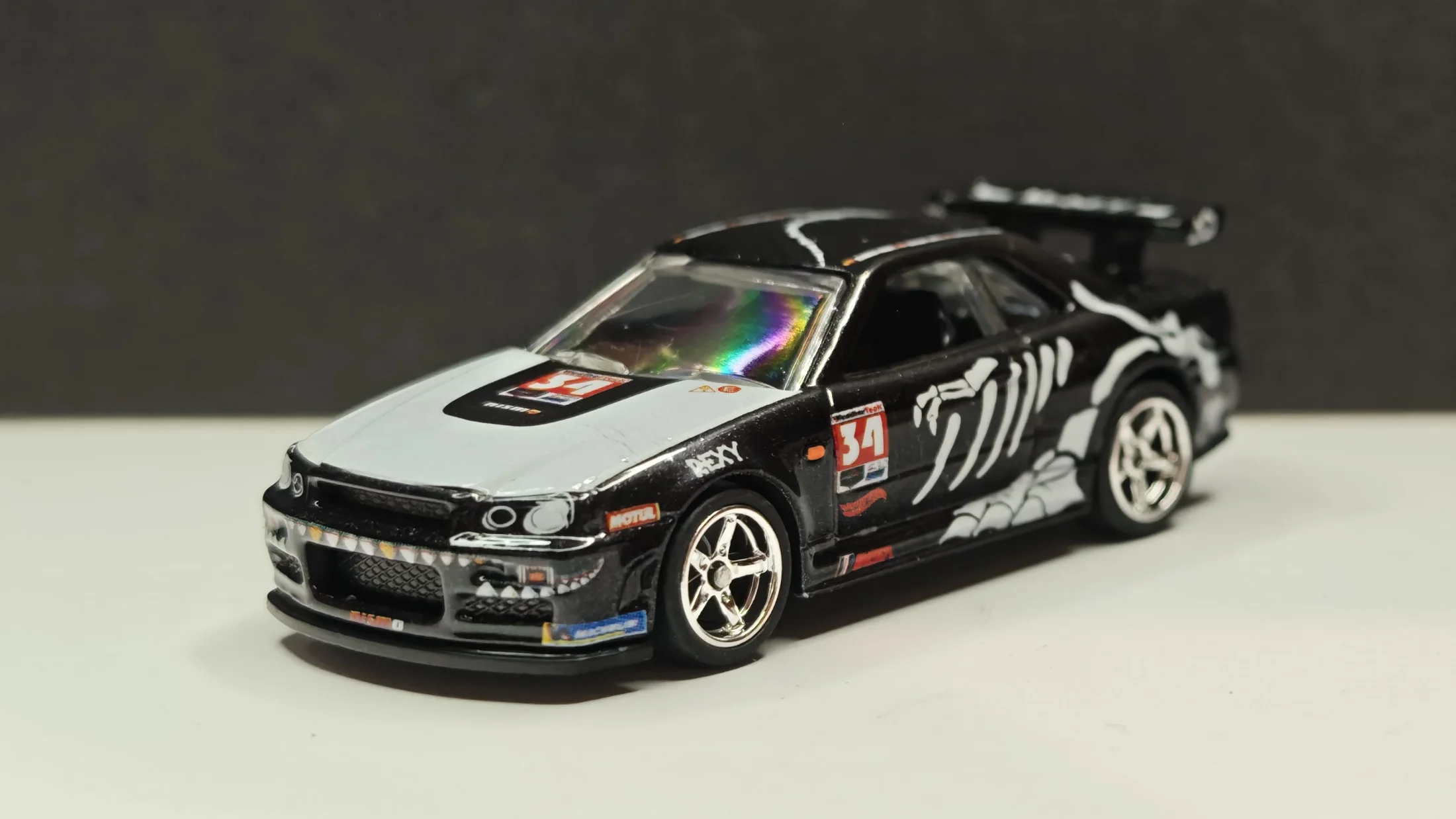 Nissan Skyline Gt-R R34 - Mighty Fusion - Skeleton Rexy - Black Inferno — 5