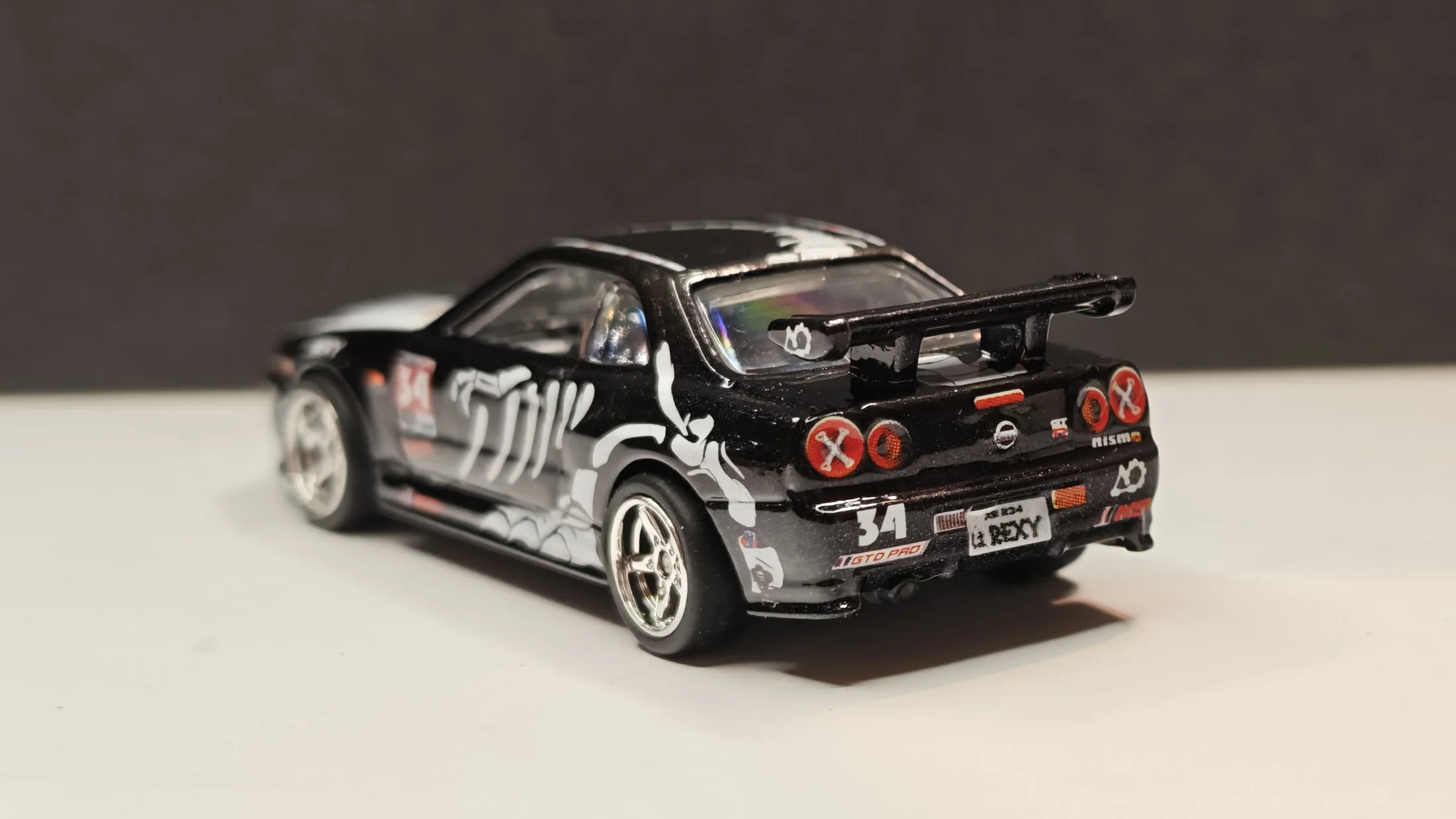 Nissan Skyline Gt-R R34 - Mighty Fusion - Skeleton Rexy - Black Inferno — 6