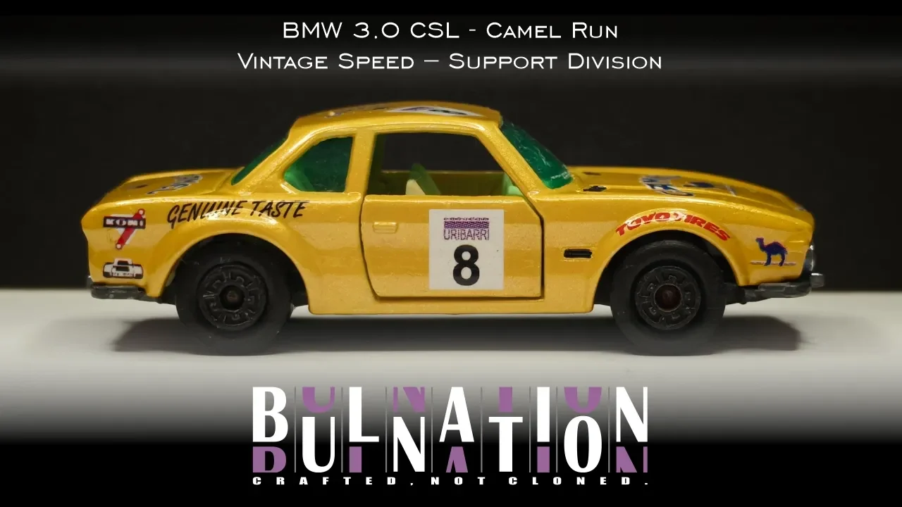 BMW 3.0 CSL - Camel Run - Vintage Speed - Support Division
