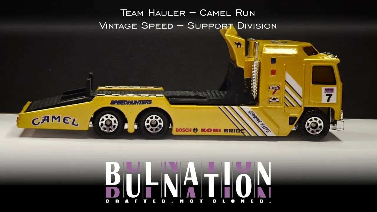 Team Hauler - Camel Run - Vintage Speed - Support Division