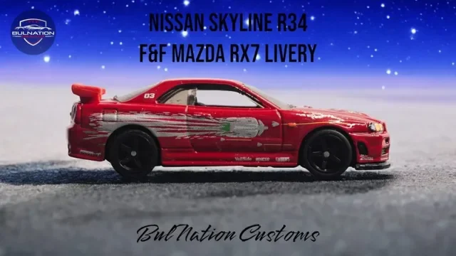 Nissan Skyline GT-R R34 - Mazda RX7 Livery