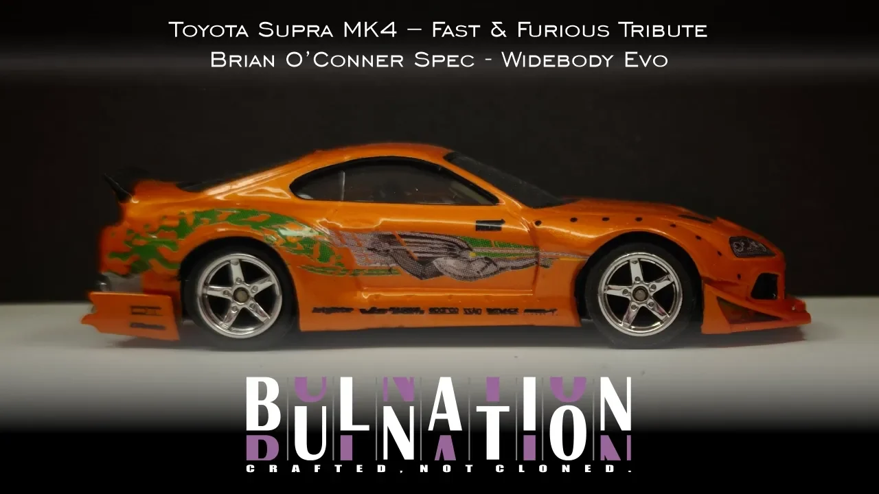 Toyota Supra MK4 – Fast & Furious Tribute - Brian O’Conner Spec - Widebody Evo