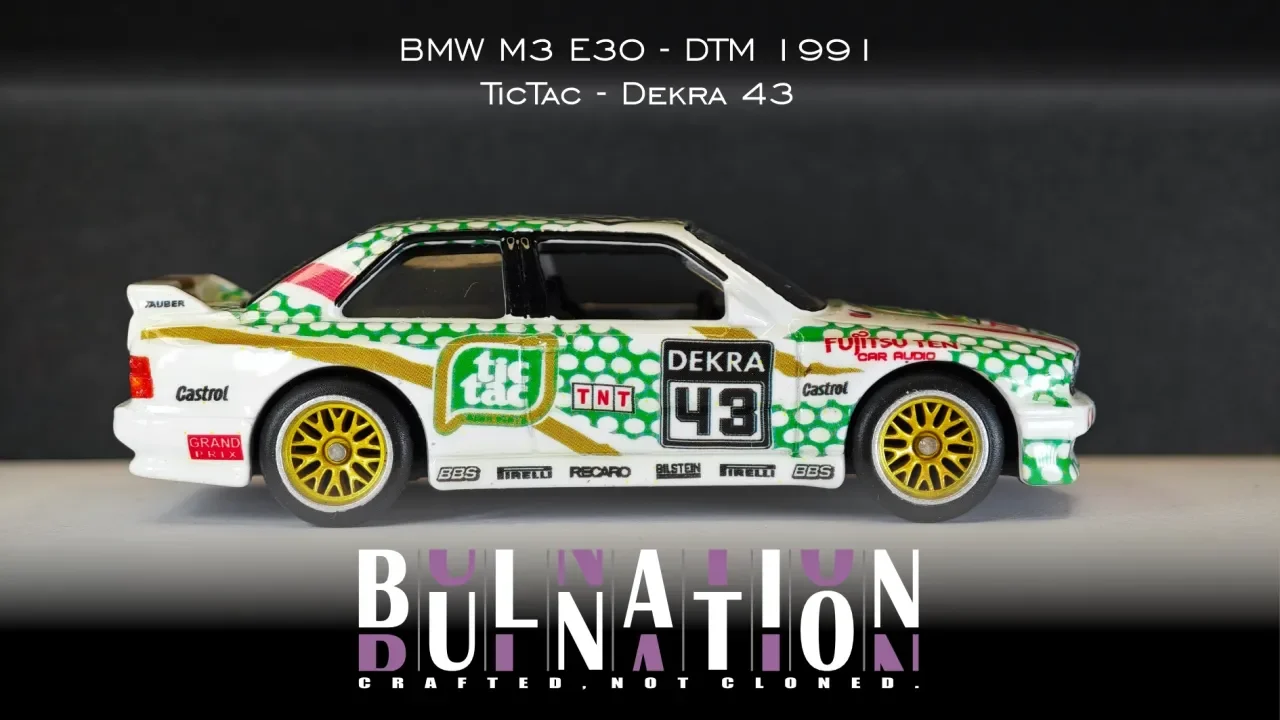BMW M3 E30 - DTM 1991 TicTac - Dekra 43 — 1