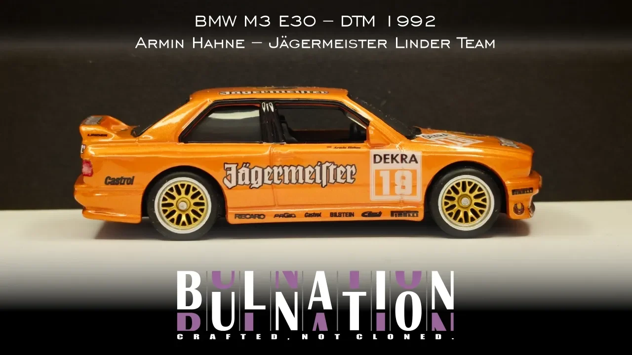 BMW M3 E30 – DTM 1992 - Armin Hahne – Jägermeister Linder Team