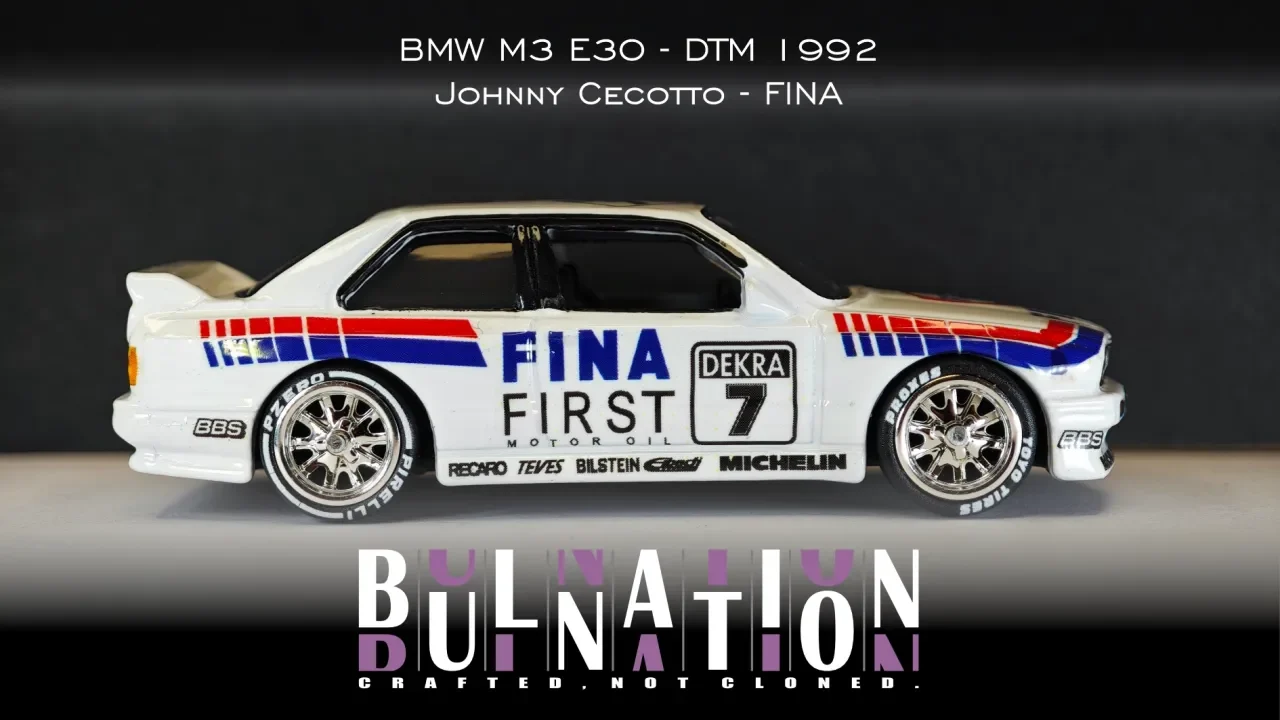 BMW M3 E30 - DTM 1992 - Johnny Cecotto FINA — 1