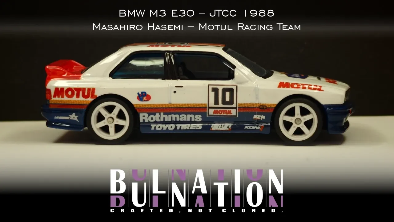 BMW M3 E30 – JTCC 1988 - Masahiro Hasemi – Motul Racing Team