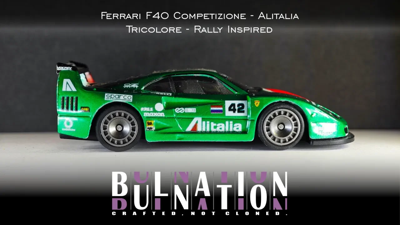 Ferrari F40 Competizione - Alitalia Tricolore - Rally Inspired