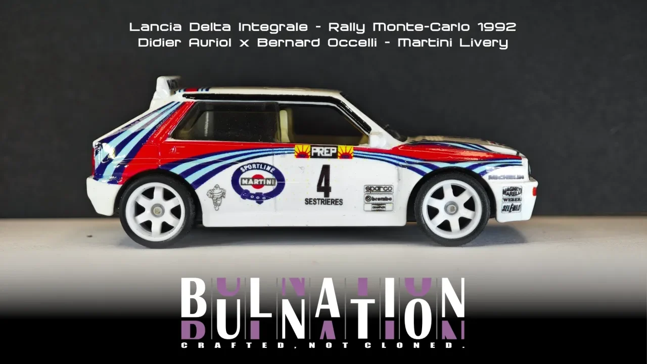 Lancia Delta Integrale - Rally Monte-Carlo 1992  - Didier Auriol x Bernard Occelli — 1