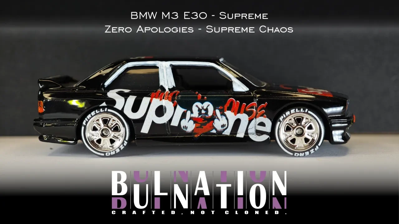 BMW M3 E30 - Supreme - Zero Apologies - Supreme Chaos