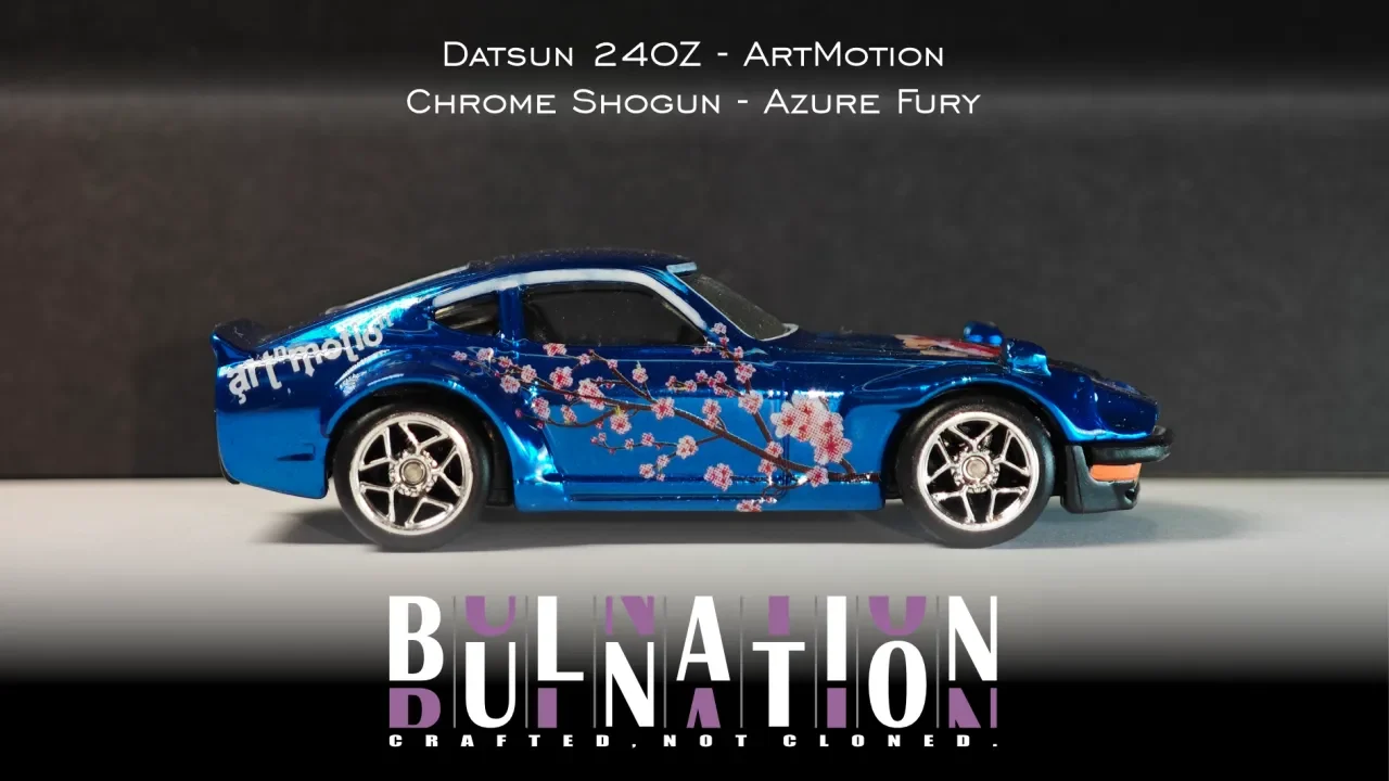 Datsun 240Z - ArtMotion - Chrome Shogun - Azure Fury