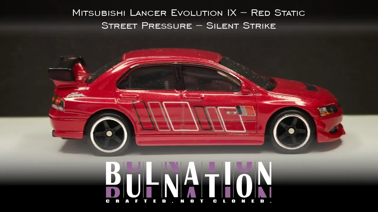 Mitsubishi Lancer Evo IX - Red Static - Street Pressure - Silent Strike
