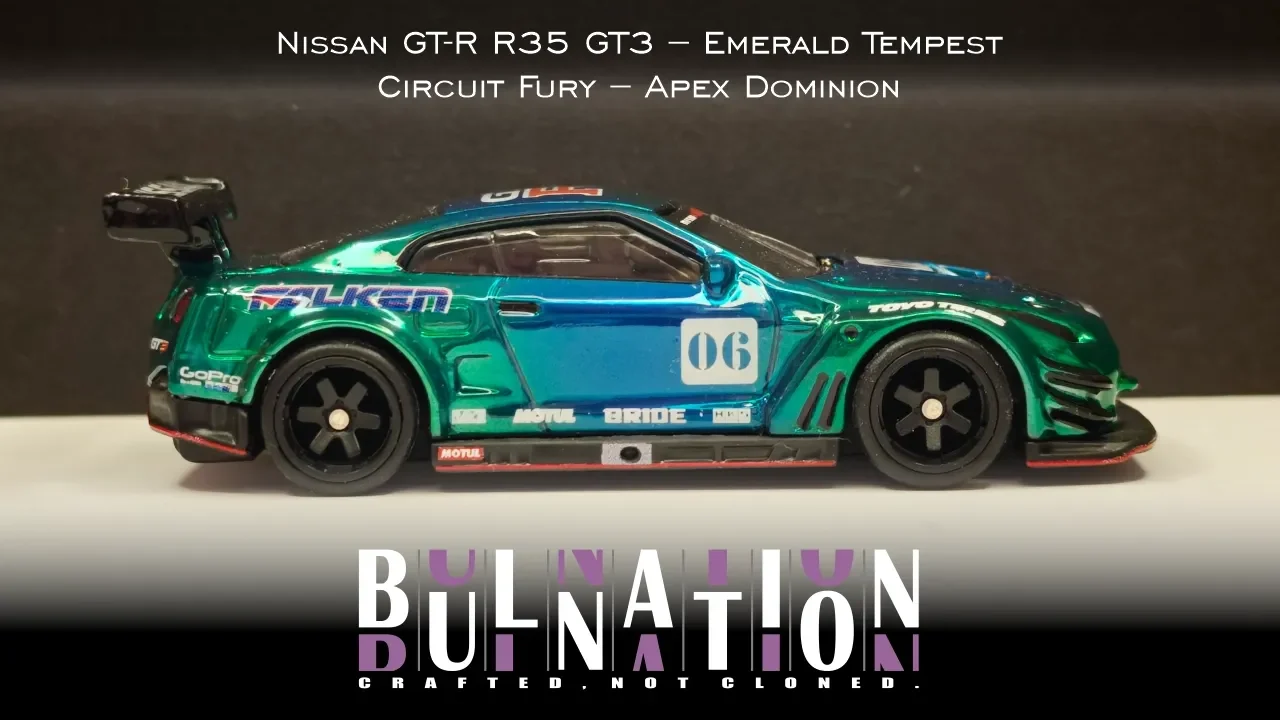 Nissan GT-R R35 GT3 – Emerald Tempest - Circuit Fury – Apex Dominion