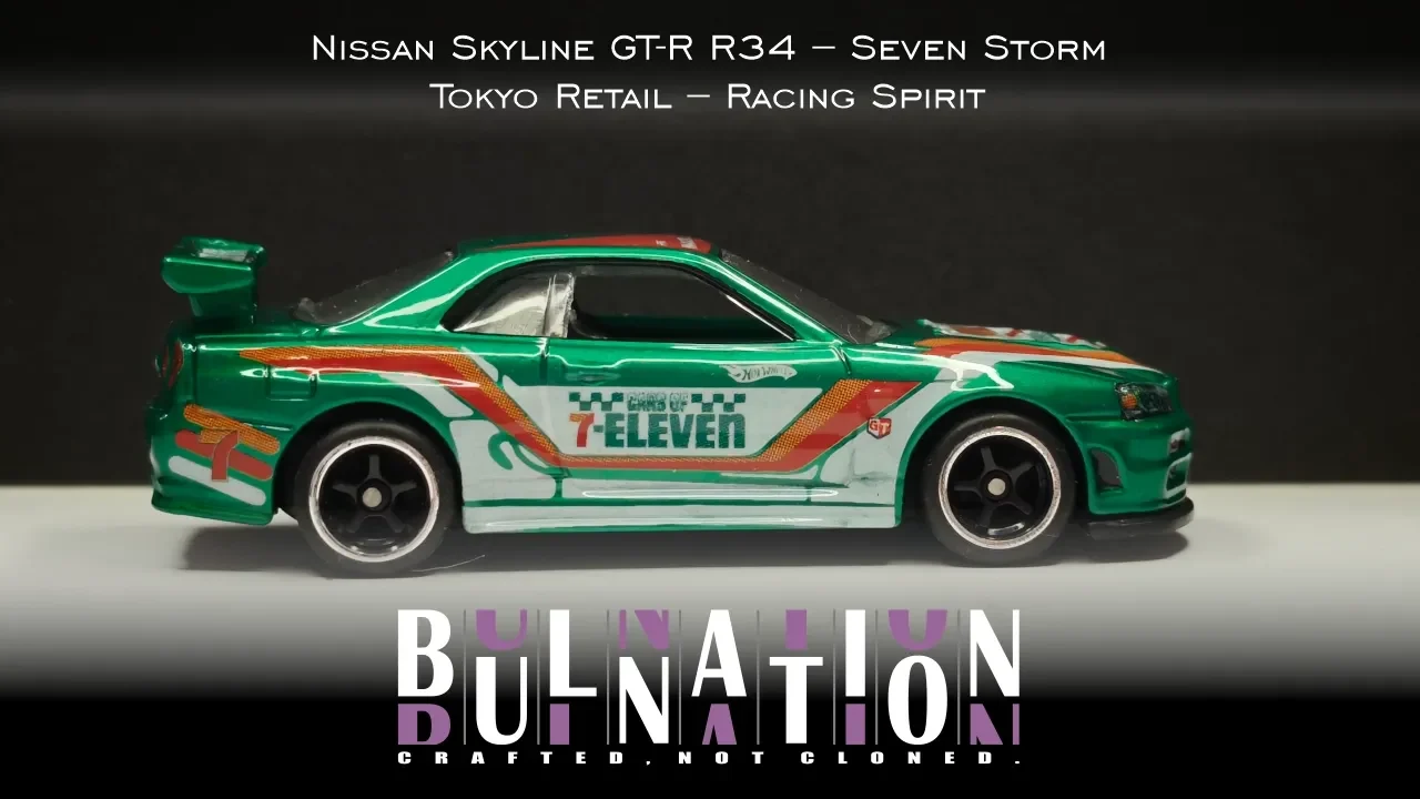 Nissan Skyline GT-R R34 - Seven Storm - Tokyo Retail - Racing Spirit — 1