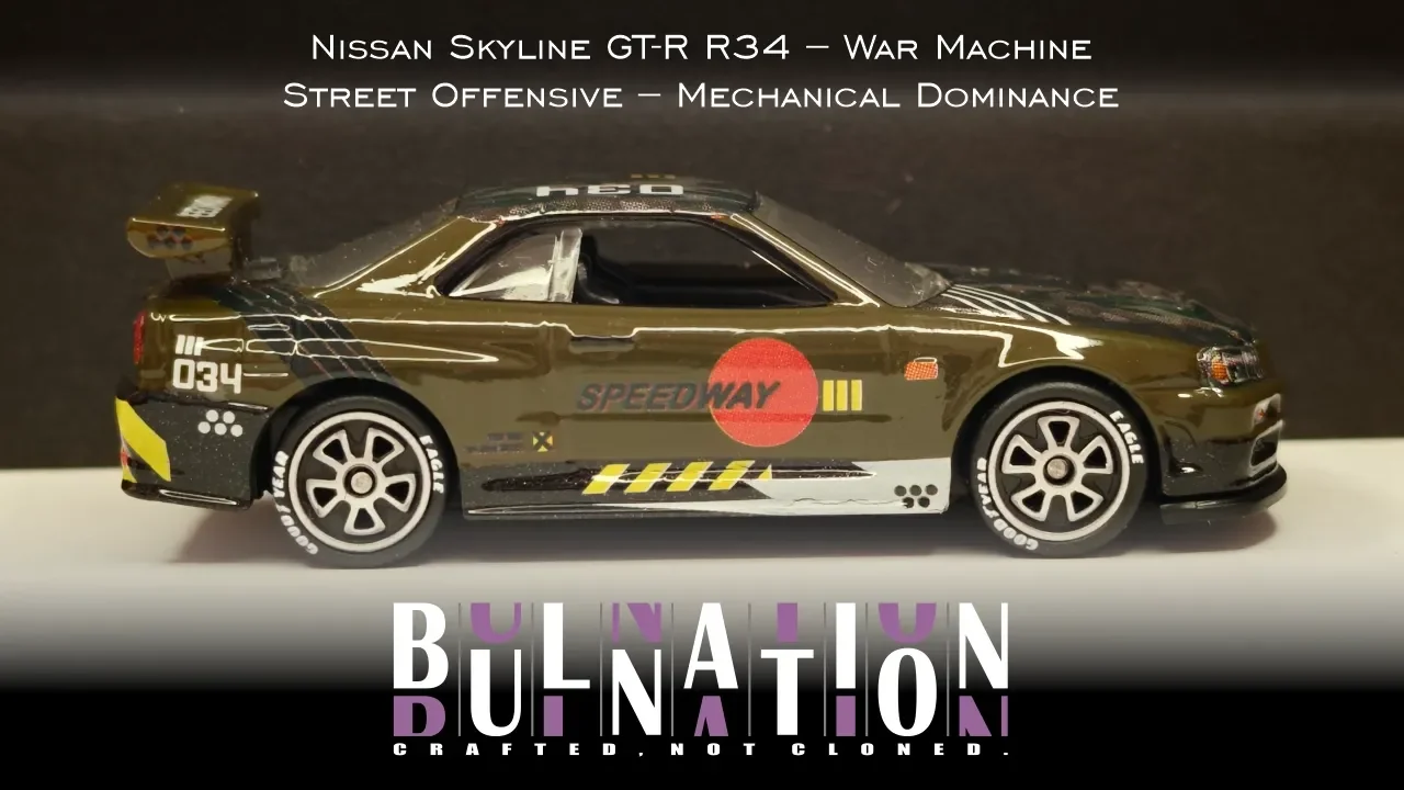 Nissan Skyline GT-R R34 – War Machine - Street Offensive – Mechanical Dominance
