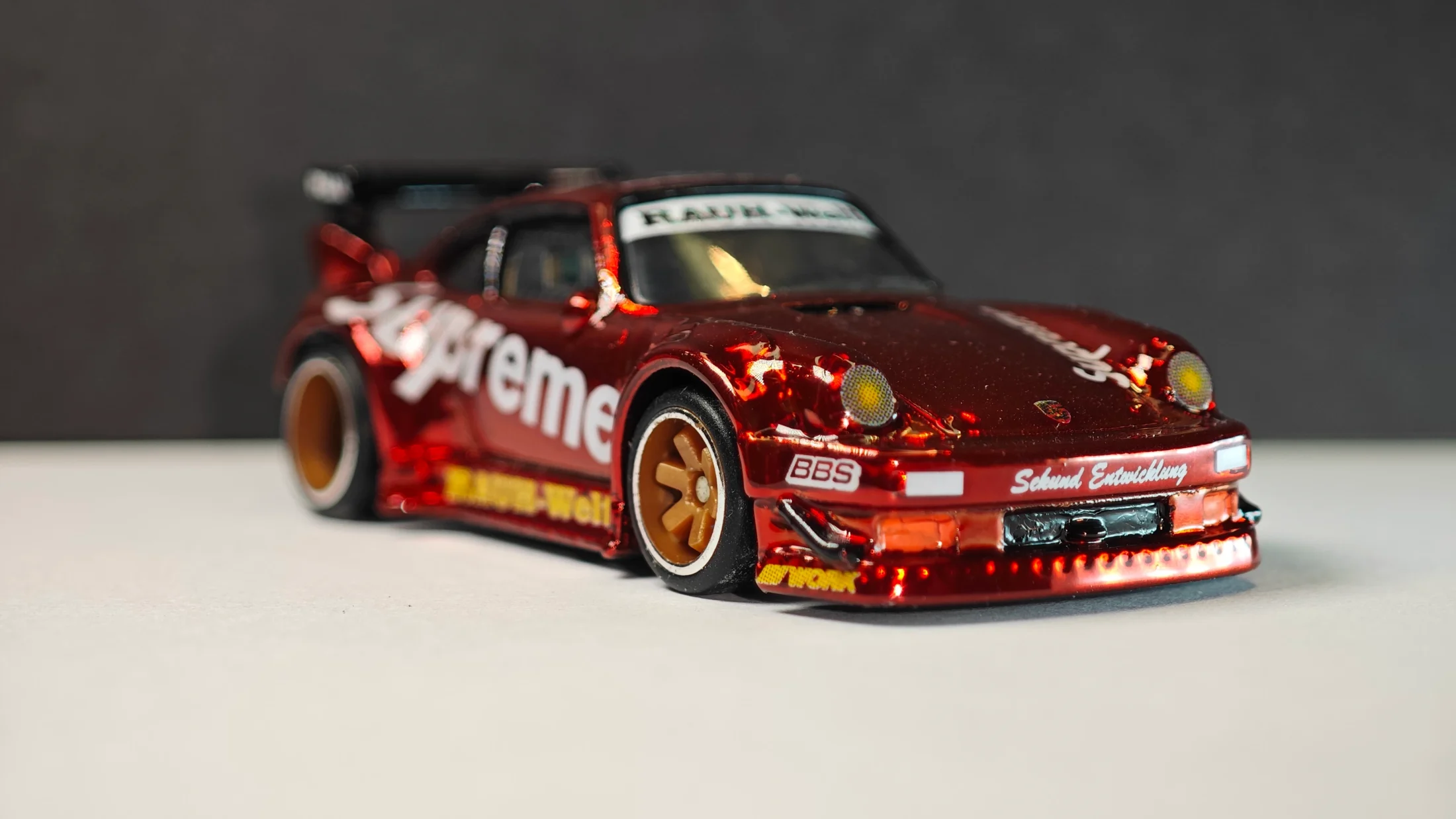RWB Porsche 930 - Supreme Chrome Prayer - Scarlet Crown — 3