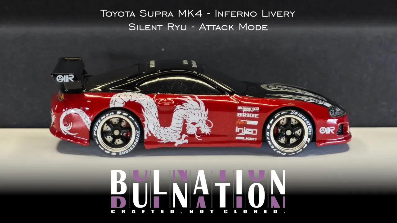 Toyota Supra MK4 - Inferno Livery - Silent Ryu - Attack Mode