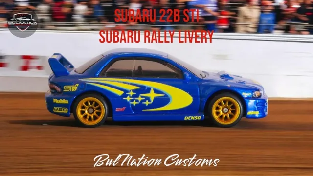 Subaru 22B Sti Subaru Rally Livery
