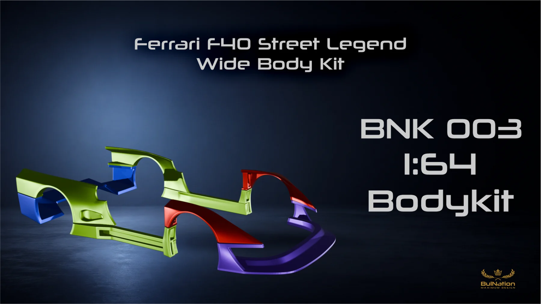 Ferrari F40 Street Legend Wide Body Kit