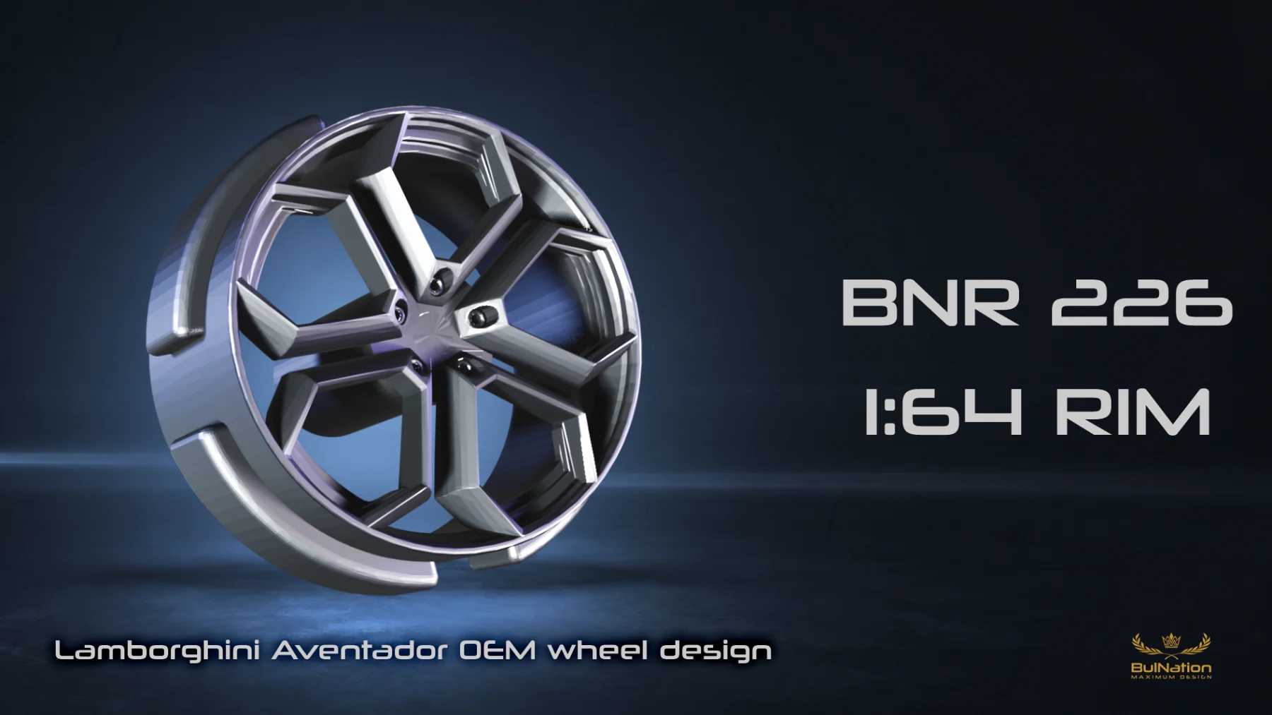 Lamborghini Aventador OEM wheel design